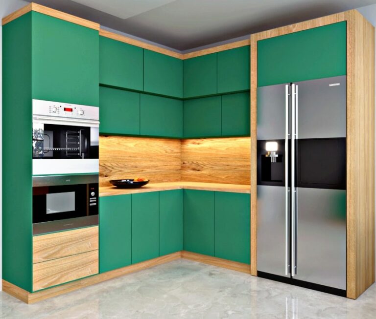 طراحی آشپزخانه با رنگ خاص